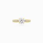 Yellow Gold Lab-Grown Diamond Ring