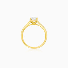 Yellow Gold Lab-Grown Diamond Ring