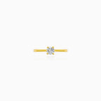 Yellow Gold Lab-Grown Diamond Solitaire Ring