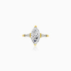 Marquise Lab-Grown Diamond Engagement Ring in Yellow Gold