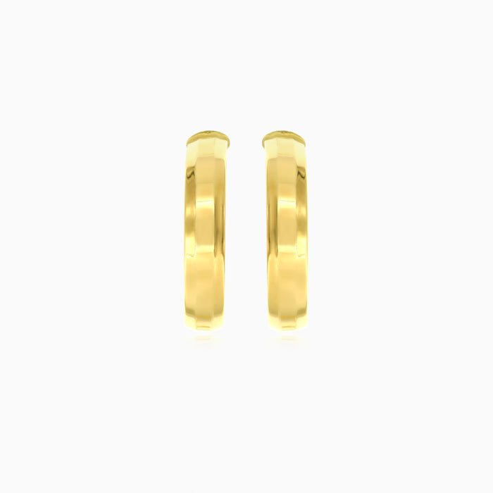 Polished elegance french lock hoops