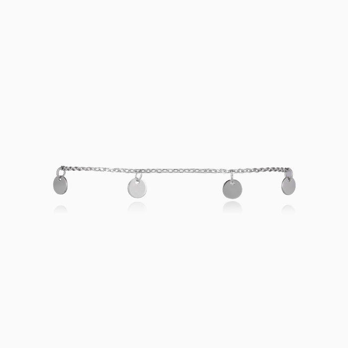 Sterling-Silber-Armband mit Anhängern