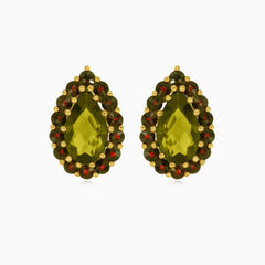 Enchanting serenity moldavite pear elegance