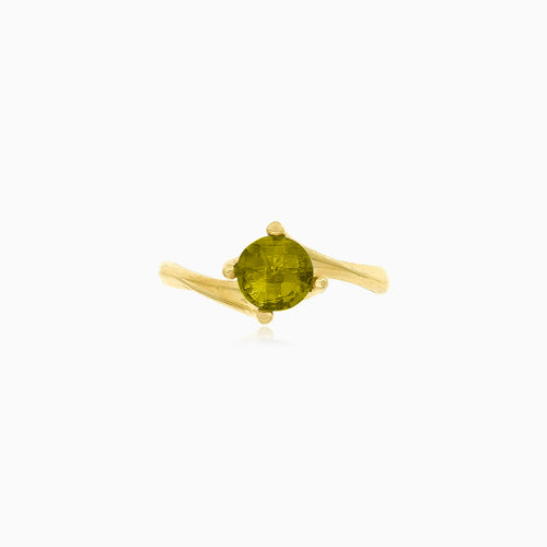 Stylish gold allure ring