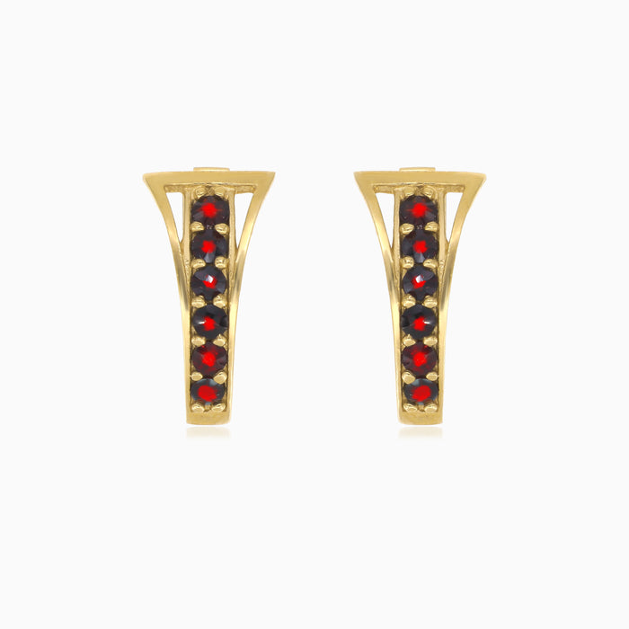 Anmutiger Schmuck – stilvolle 14 Karat Ohrringe
