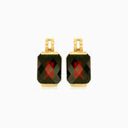 Bold geometry drop earrings