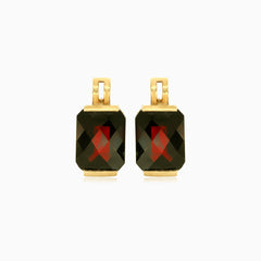 Bold geometry drop earrings