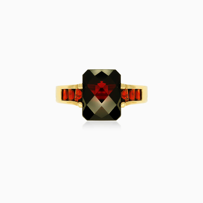 Goldring mit strahlender Ausstrahlung