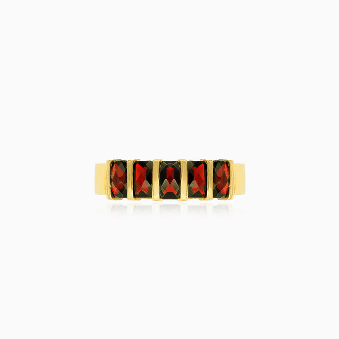 Granat-Geometrie-Goldring