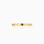 14kt yellow gold women infinity symbol ring