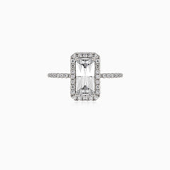 Královský stříbrný prsten s kubickými zirkony