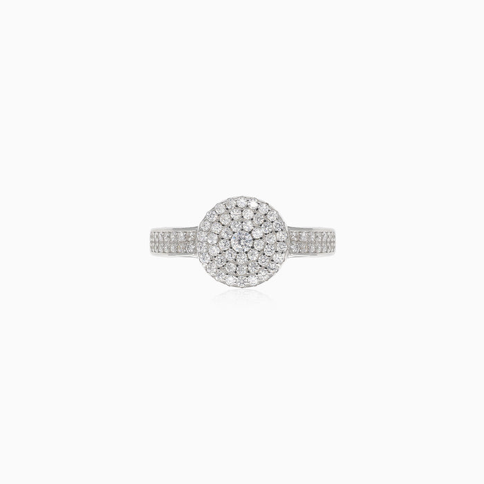 Stylish silver ring