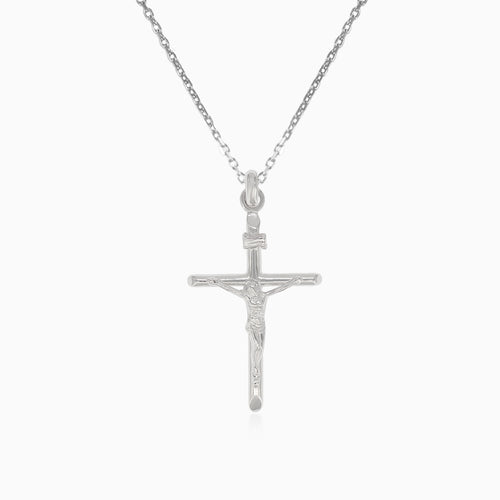 Silver pendant of the crucifixion of Jesus