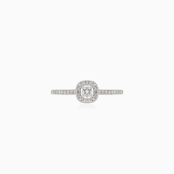 Sparkling diamond engagement ring