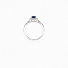 Sapphire sparkle ring