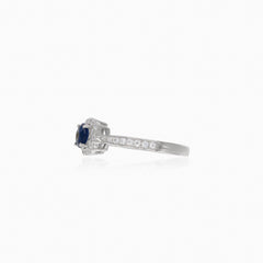 Sapphire sparkle ring