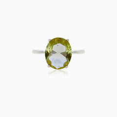 Oval zultanite beauty ring