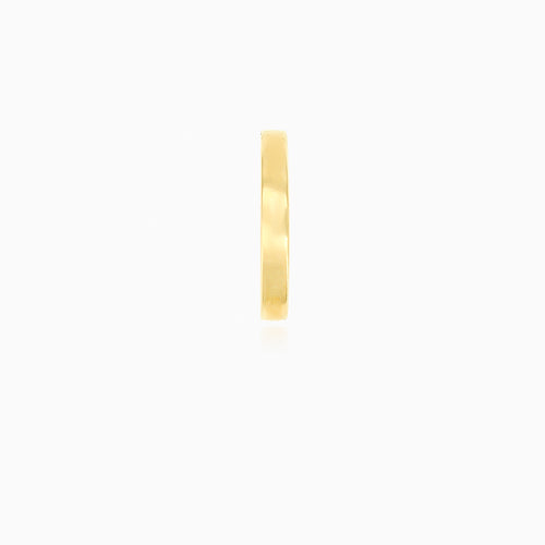 Dámská minimalistická zlatá naušnice