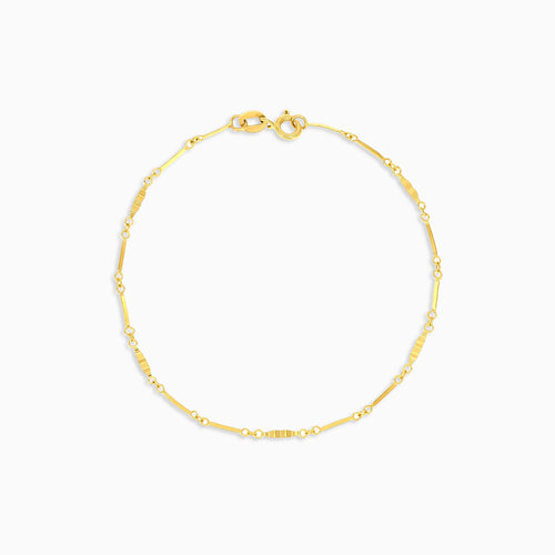 Minimalist women gold bracelet
