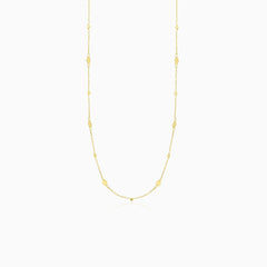 Elegantní minimalistický náhrdelník ze 14kt zlata