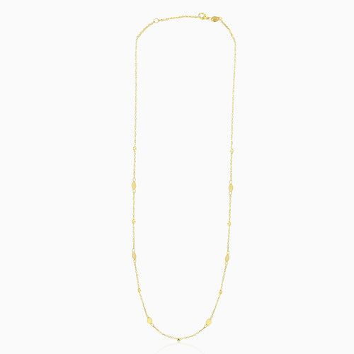 Elegantní minimalistický náhrdelník ze 14kt zlata