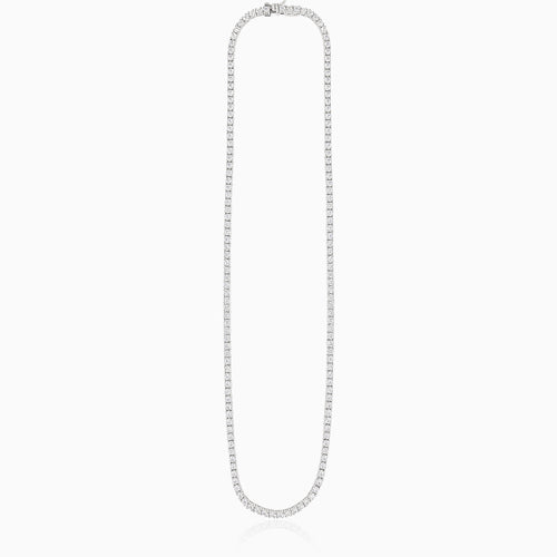Stříbrný tenisový náhrdelník pro ženy