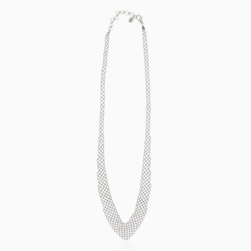 Elegantní stříbrný náhrdelník