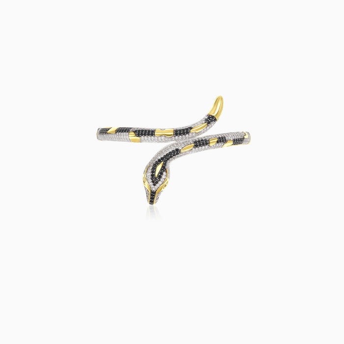 Bracelet rigide au design serpent élégant