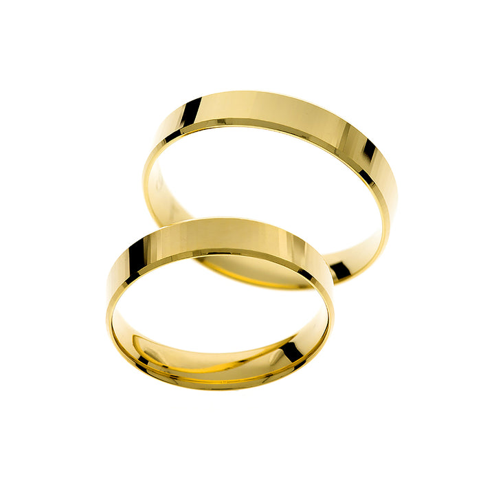 Schlichter Gelbgold-Trauring