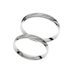 Unique wedding white gold rings