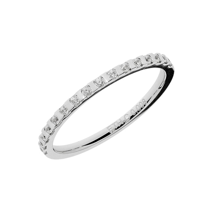 Sparkle white gold wedding ring