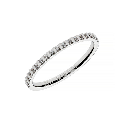 Women half eternity design wedding band