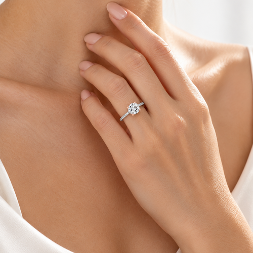 Rose Gold Lab Diamond Ring
