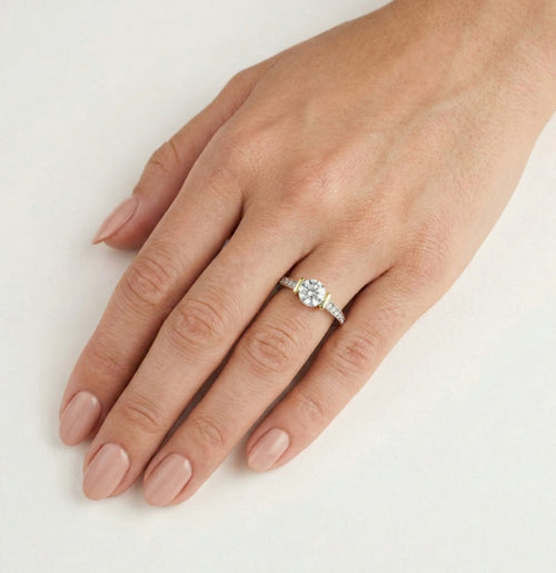 Tension-Akzent-Goldring