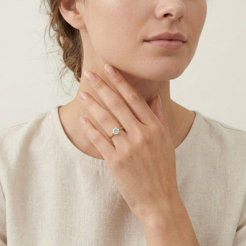 Zlatý prsten se šesti krapnami