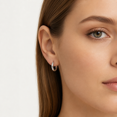 Sterling Silver Classic Huggie Earrings