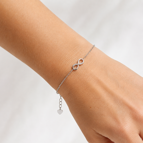 Sterling Silver Infinity Bracelet