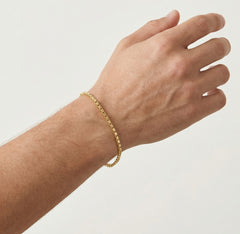 Bracelet en or poli pour homme