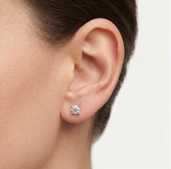 Illusion diamond studs