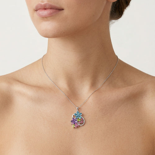 Jarní květiny přívěsek