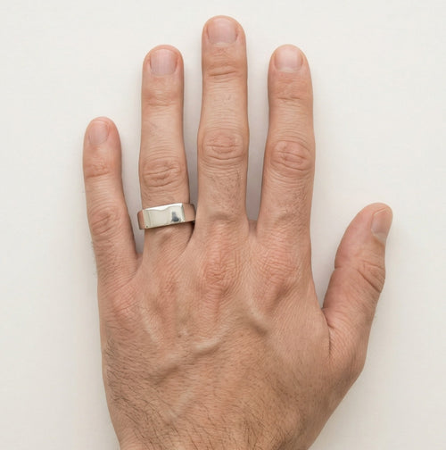 Timeless silver heritage band