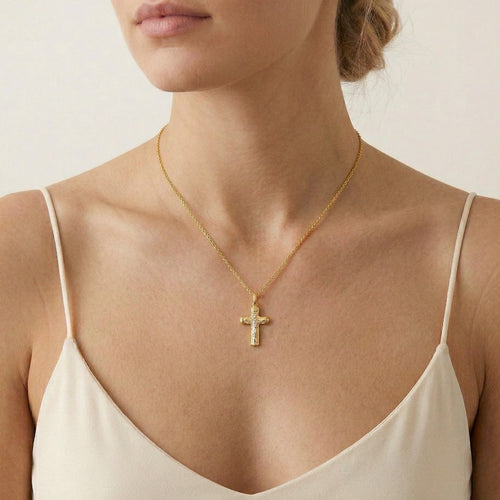 Unique gold crucifix