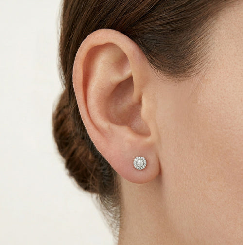 Pendientes vintage brillantes