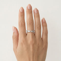 X-Design Silber Zirkonia Ring