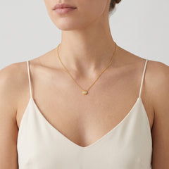 Fine diamond solitaire necklace
