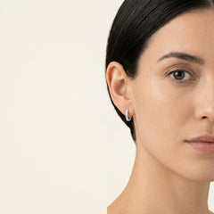 Channel princess earrings