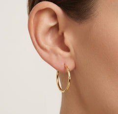 Créoles en or classiques