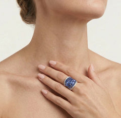 Sapphire paradise ring