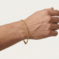 Gelbgold-Herrengliederarmband