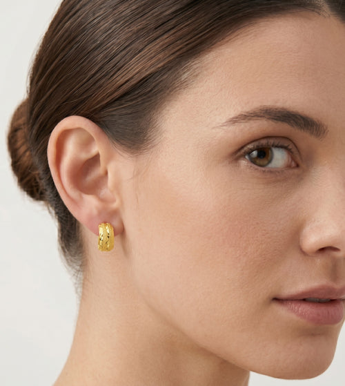 Pendientes colgantes delight en oro amarillo